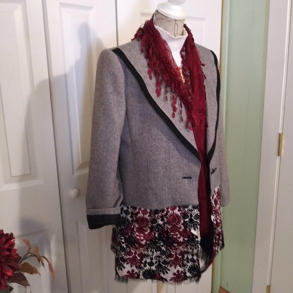 1656 Size Large Sasson Upcycled Jacket - Picture 6 of 8